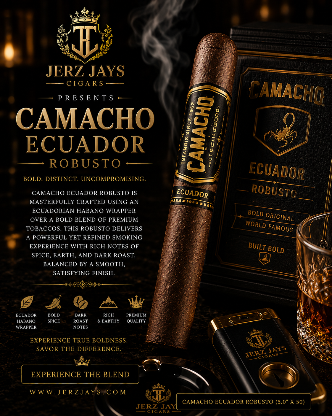 Camacho Ecuador Robusto (5.0"x50)