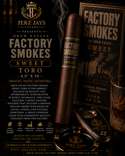 Drew Estate Factory Smokes Sweet Toro